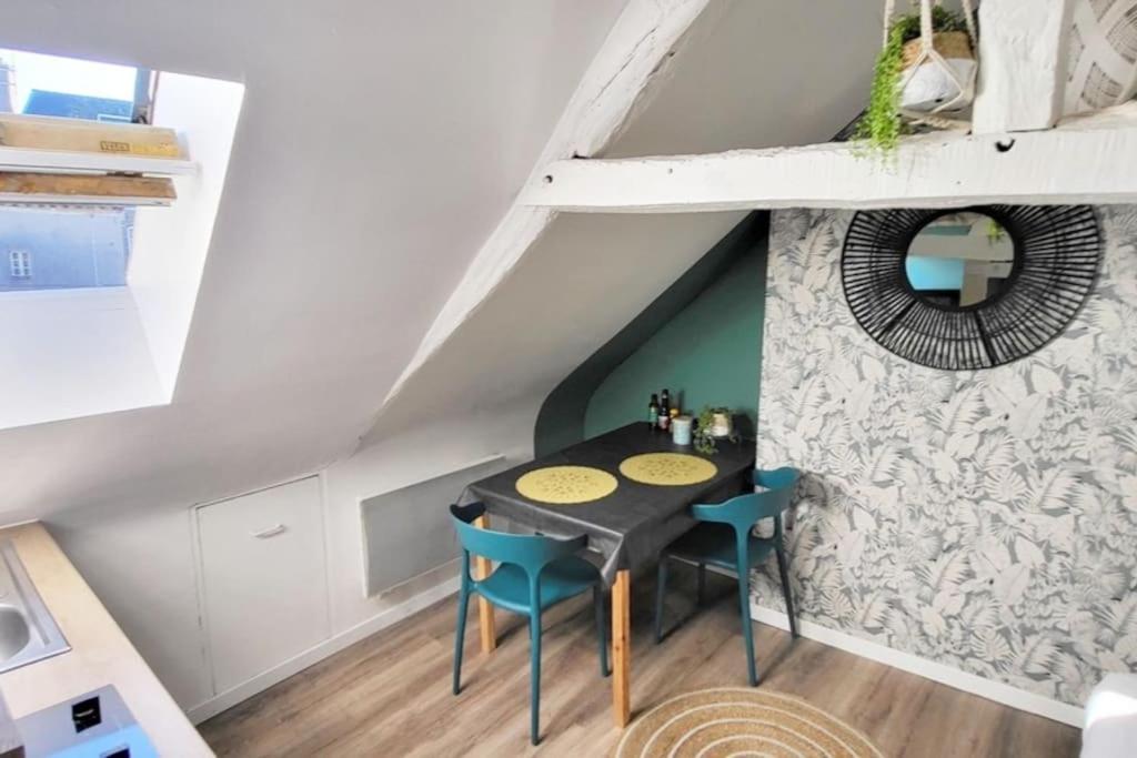 La Cabane - Petit Studio Mansarde - Plage 50M - Rue Gratuite 圣马洛 外观 照片
