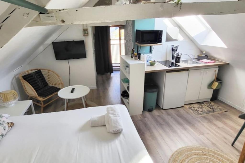 La Cabane - Petit Studio Mansarde - Plage 50M - Rue Gratuite 圣马洛 外观 照片