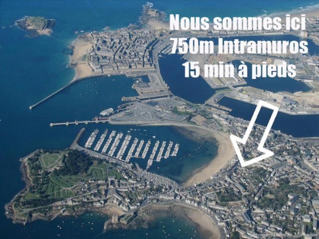 La Cabane - Petit Studio Mansarde - Plage 50M - Rue Gratuite 圣马洛 外观 照片